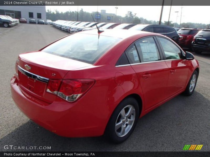 Red Hot / Jet Black 2014 Chevrolet Cruze LT