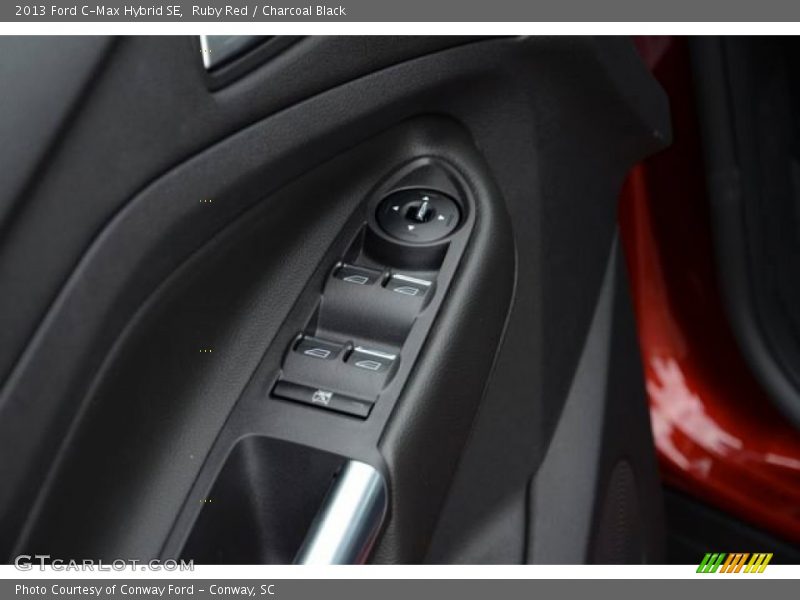 Ruby Red / Charcoal Black 2013 Ford C-Max Hybrid SE