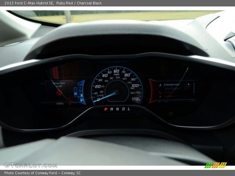 Ruby Red / Charcoal Black 2013 Ford C-Max Hybrid SE