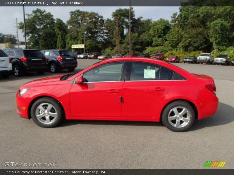 Red Hot / Jet Black 2014 Chevrolet Cruze LT