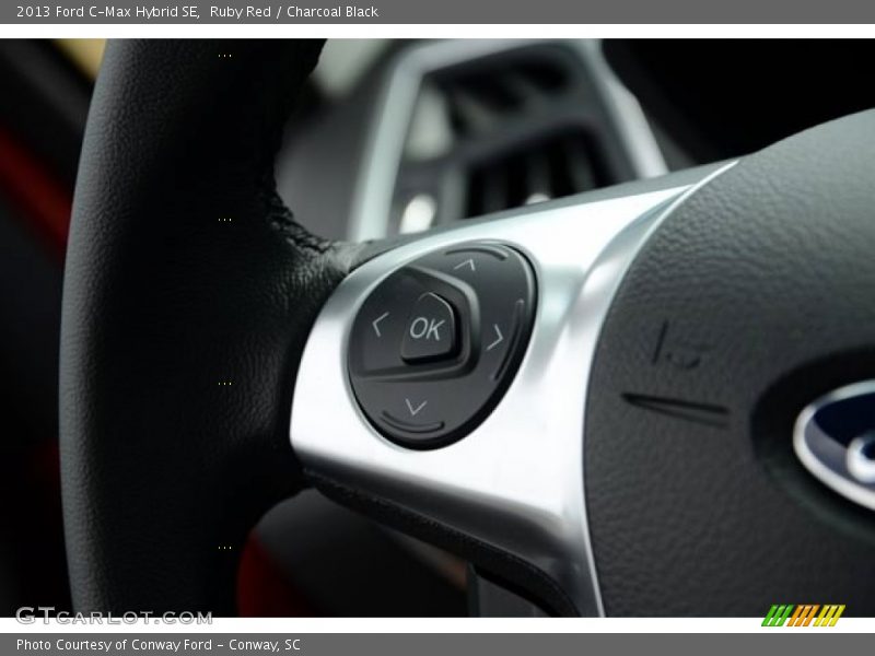 Ruby Red / Charcoal Black 2013 Ford C-Max Hybrid SE