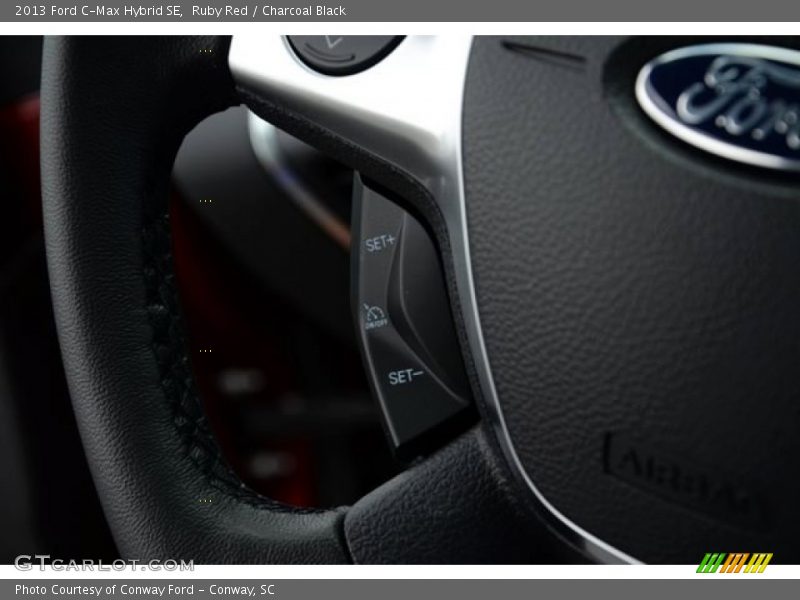 Ruby Red / Charcoal Black 2013 Ford C-Max Hybrid SE
