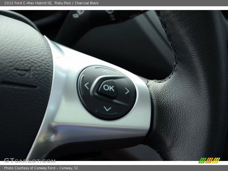 Ruby Red / Charcoal Black 2013 Ford C-Max Hybrid SE