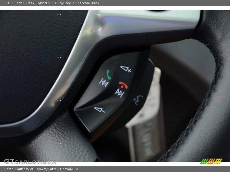 Ruby Red / Charcoal Black 2013 Ford C-Max Hybrid SE