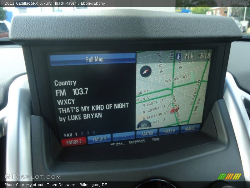 Black Raven / Ebony/Ebony 2012 Cadillac SRX Luxury