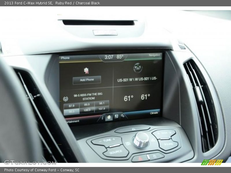 Ruby Red / Charcoal Black 2013 Ford C-Max Hybrid SE