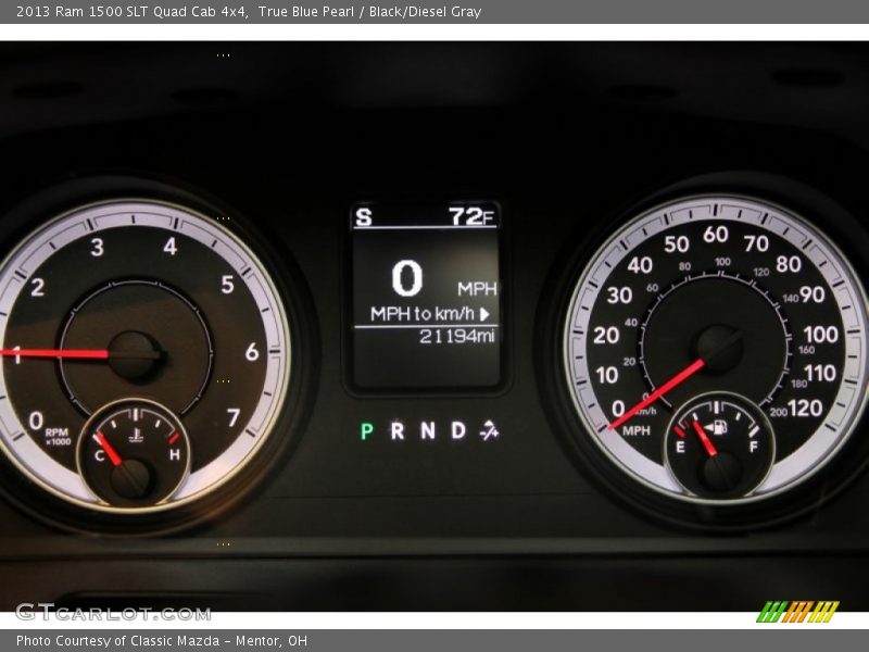  2013 1500 SLT Quad Cab 4x4 SLT Quad Cab 4x4 Gauges