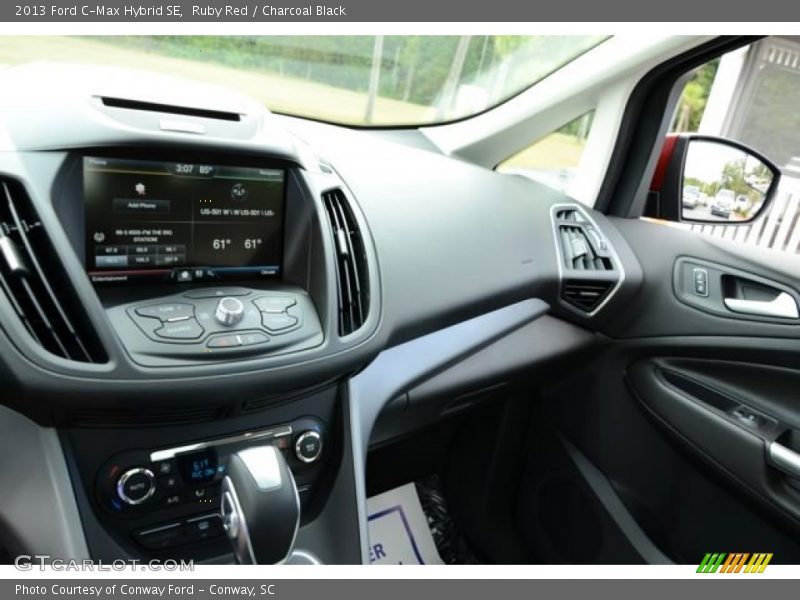 Ruby Red / Charcoal Black 2013 Ford C-Max Hybrid SE