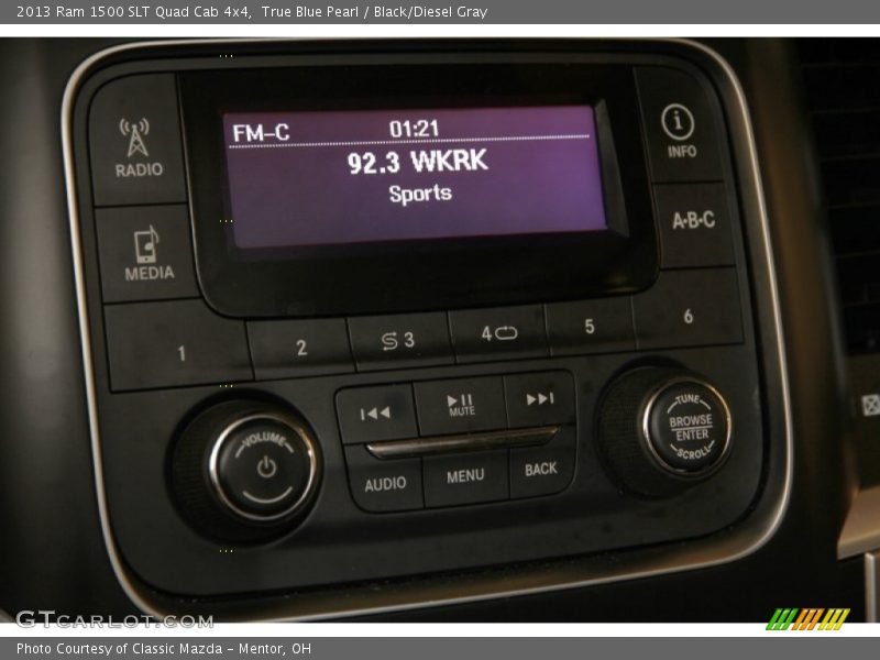 Controls of 2013 1500 SLT Quad Cab 4x4