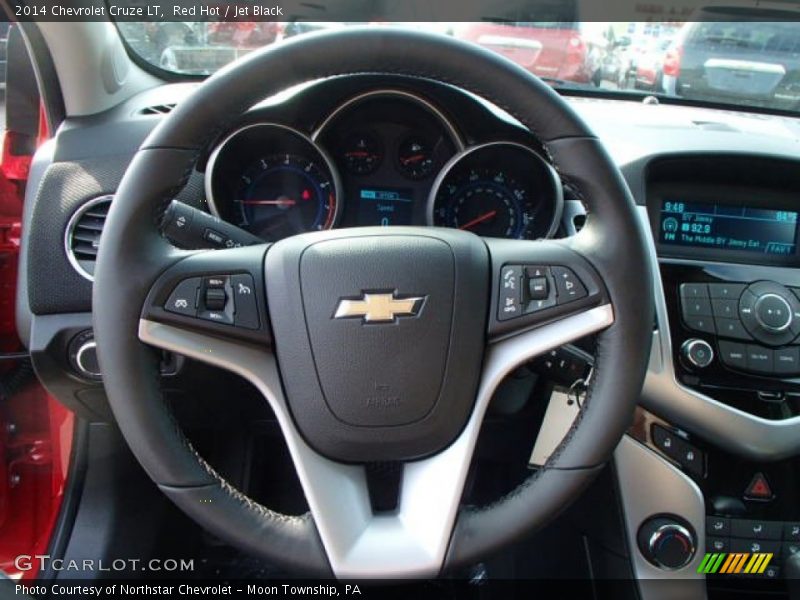 Red Hot / Jet Black 2014 Chevrolet Cruze LT