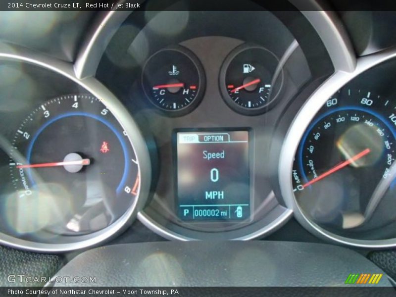 Red Hot / Jet Black 2014 Chevrolet Cruze LT