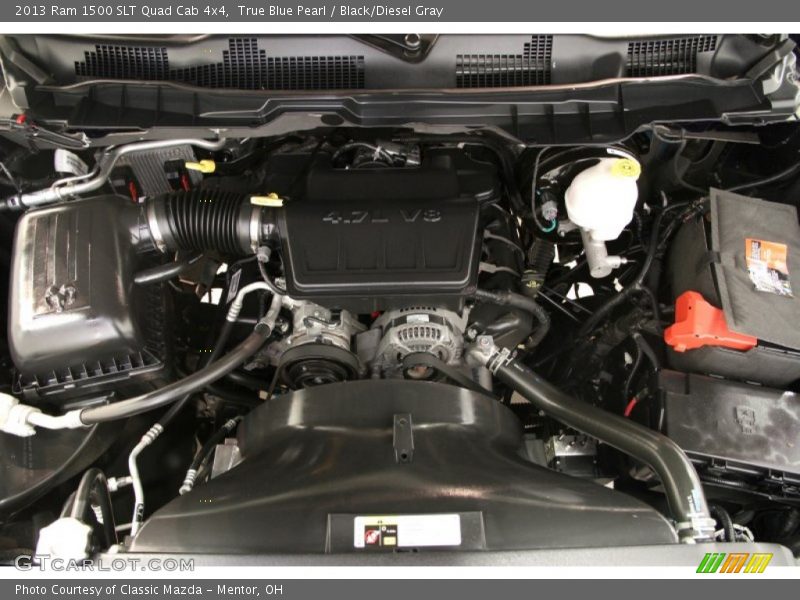  2013 1500 SLT Quad Cab 4x4 Engine - 4.7 Liter SOHC 16-Valve Flex-Fuel V8