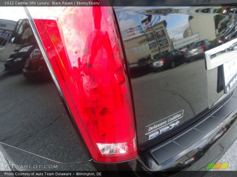 Black Raven / Ebony/Ebony 2012 Cadillac SRX Luxury