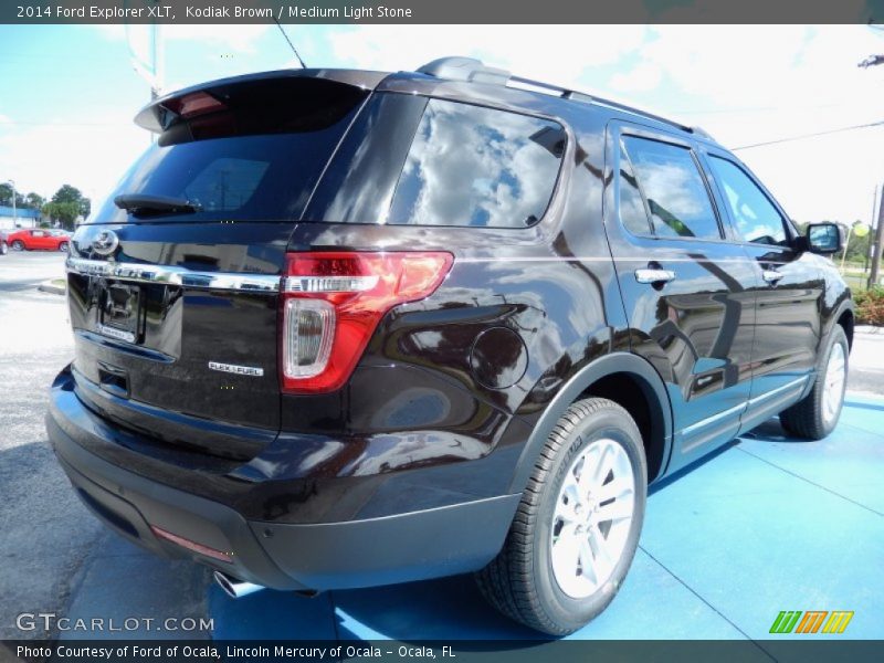 Kodiak Brown / Medium Light Stone 2014 Ford Explorer XLT