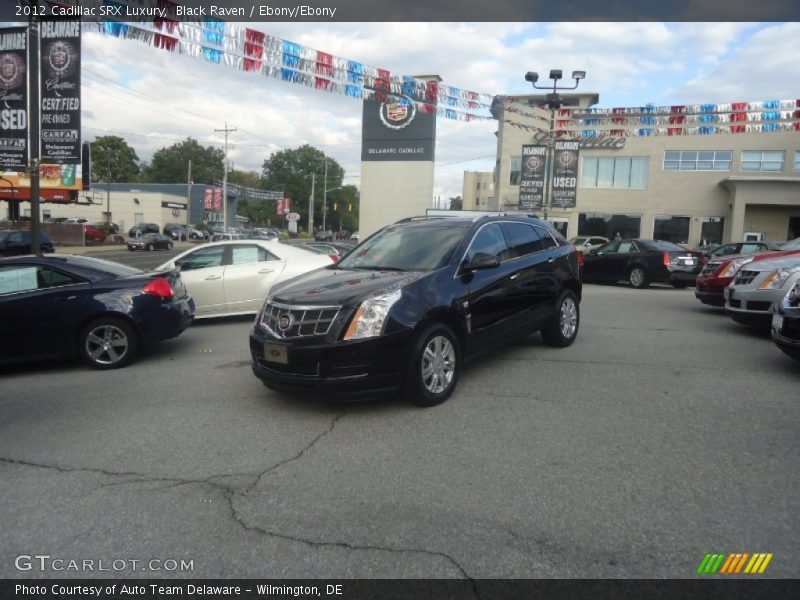 Black Raven / Ebony/Ebony 2012 Cadillac SRX Luxury