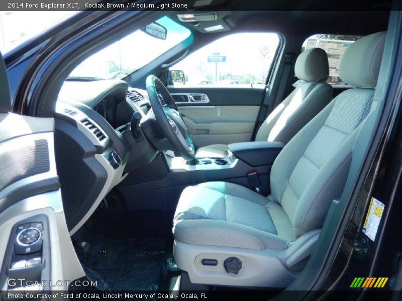 Kodiak Brown / Medium Light Stone 2014 Ford Explorer XLT
