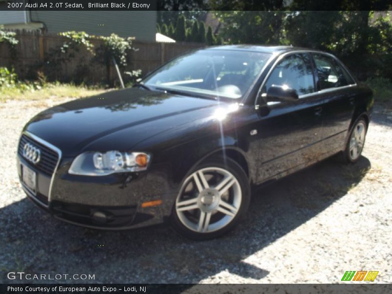 Brilliant Black / Ebony 2007 Audi A4 2.0T Sedan