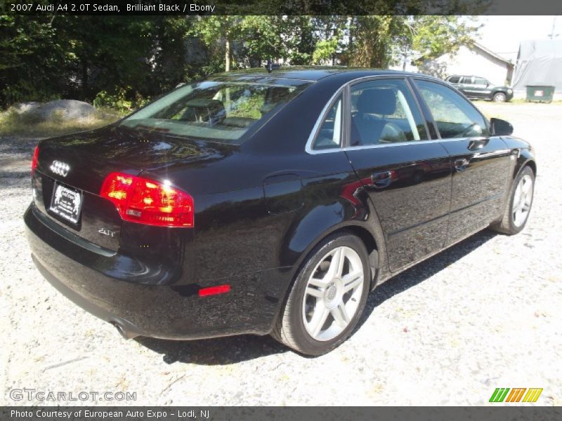 Brilliant Black / Ebony 2007 Audi A4 2.0T Sedan