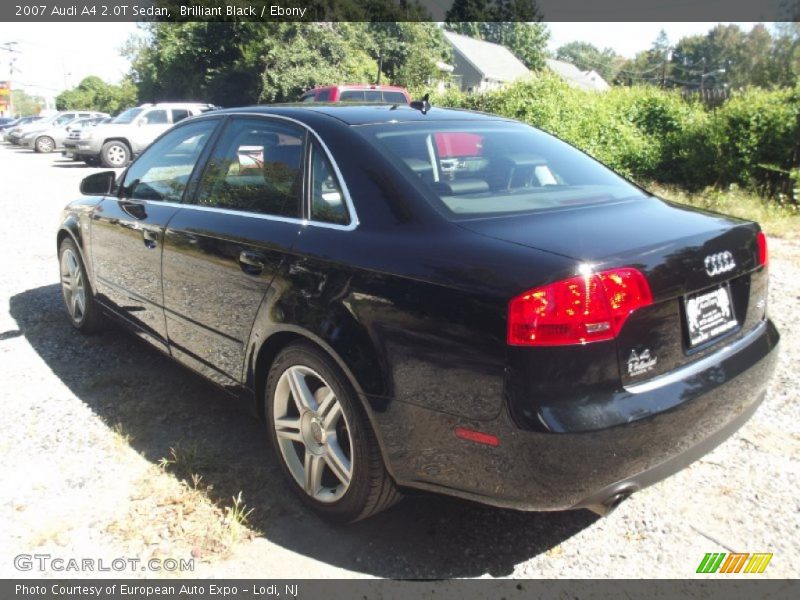Brilliant Black / Ebony 2007 Audi A4 2.0T Sedan