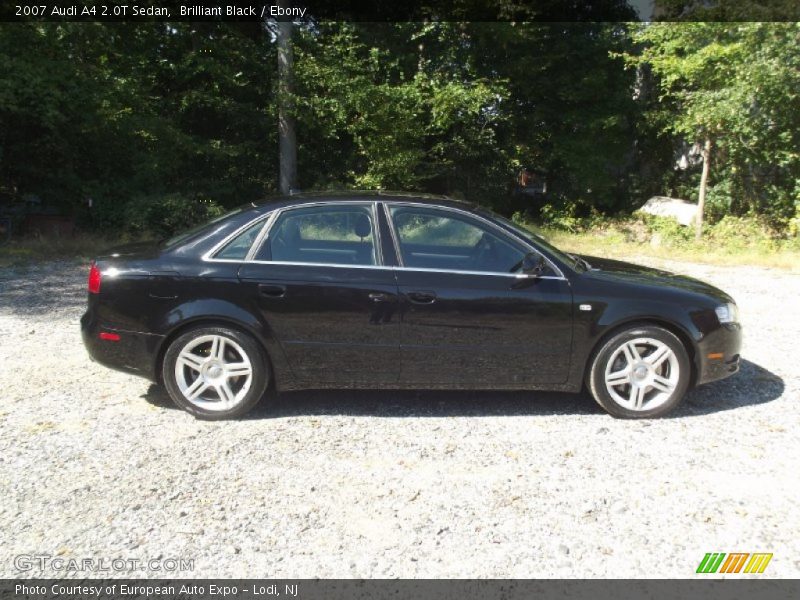 Brilliant Black / Ebony 2007 Audi A4 2.0T Sedan