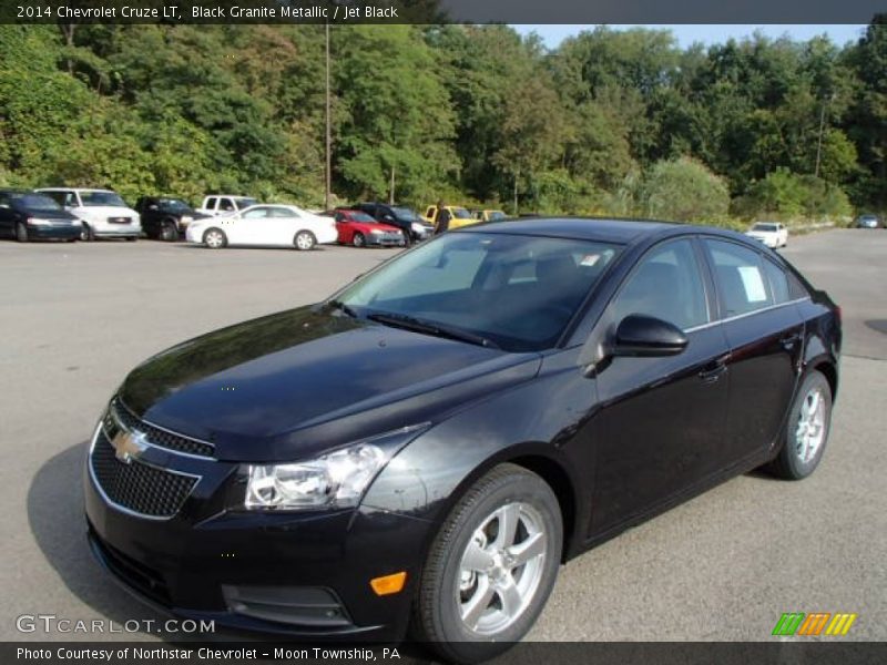 Black Granite Metallic / Jet Black 2014 Chevrolet Cruze LT