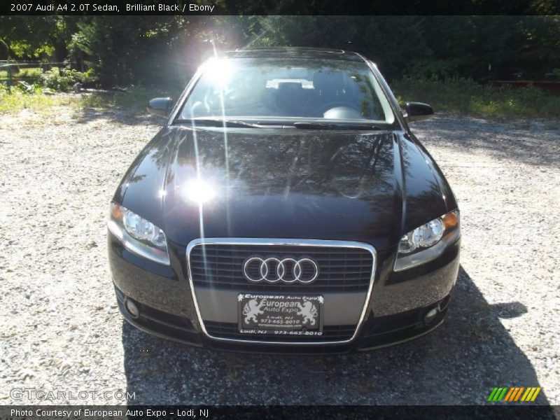 Brilliant Black / Ebony 2007 Audi A4 2.0T Sedan