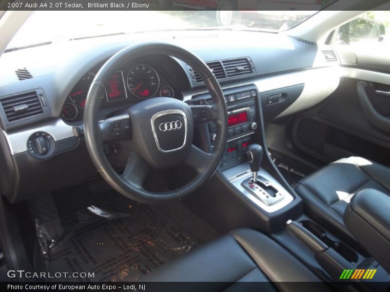 Brilliant Black / Ebony 2007 Audi A4 2.0T Sedan