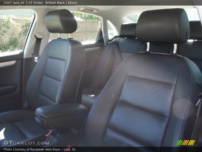 Brilliant Black / Ebony 2007 Audi A4 2.0T Sedan