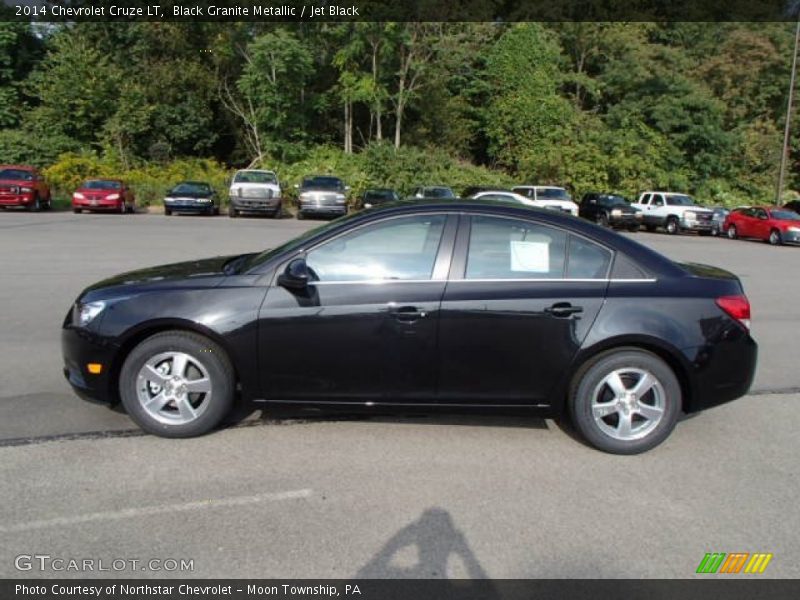 Black Granite Metallic / Jet Black 2014 Chevrolet Cruze LT