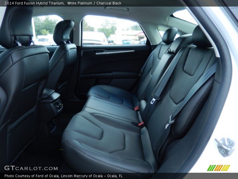 Rear Seat of 2014 Fusion Hybrid Titanium