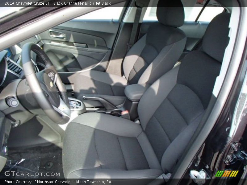 Black Granite Metallic / Jet Black 2014 Chevrolet Cruze LT