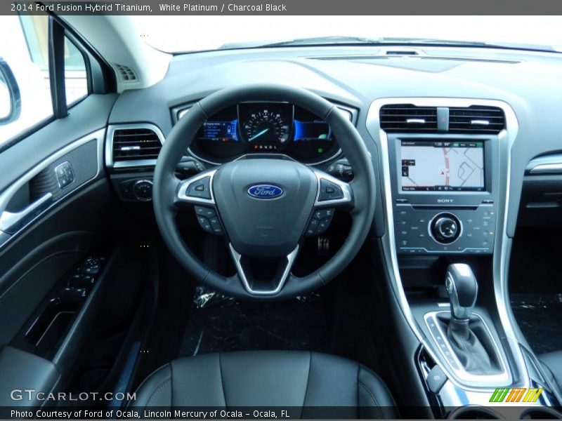 Dashboard of 2014 Fusion Hybrid Titanium