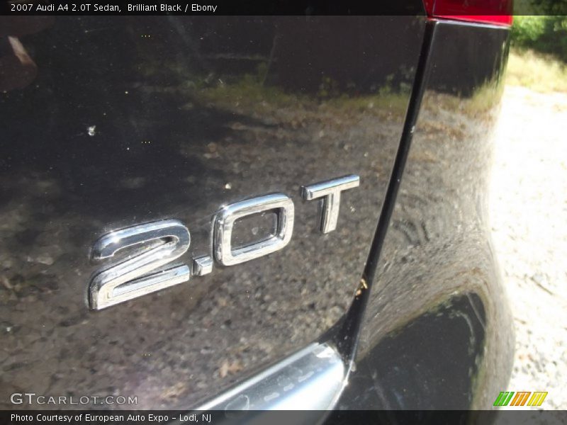 Brilliant Black / Ebony 2007 Audi A4 2.0T Sedan