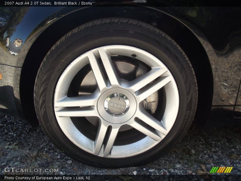 Brilliant Black / Ebony 2007 Audi A4 2.0T Sedan