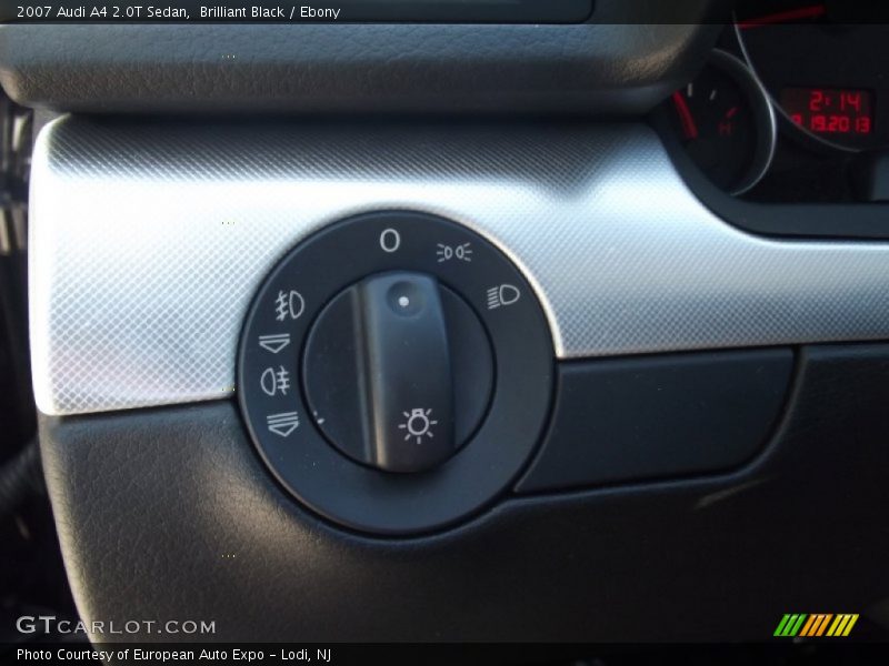 Brilliant Black / Ebony 2007 Audi A4 2.0T Sedan