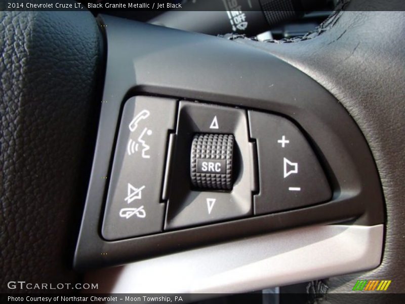 Black Granite Metallic / Jet Black 2014 Chevrolet Cruze LT
