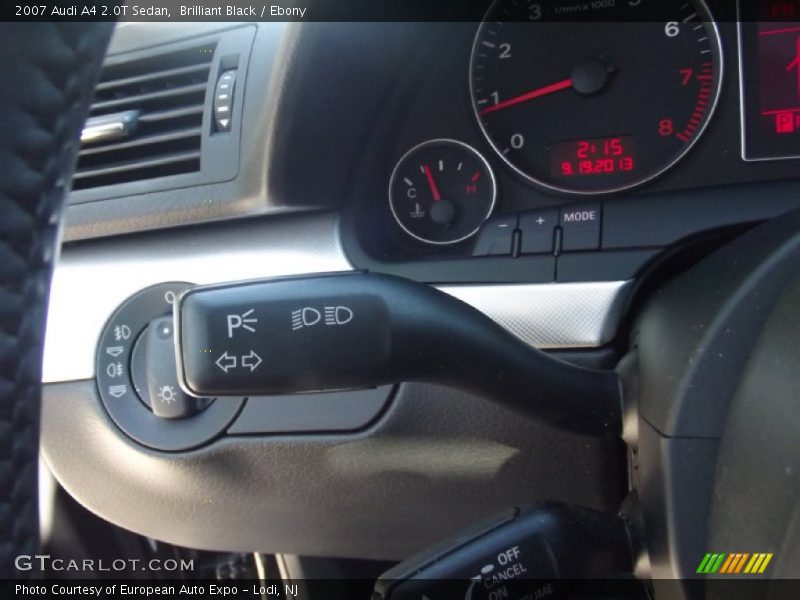 Brilliant Black / Ebony 2007 Audi A4 2.0T Sedan