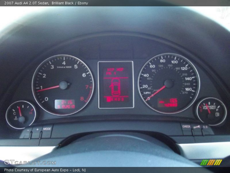 Brilliant Black / Ebony 2007 Audi A4 2.0T Sedan