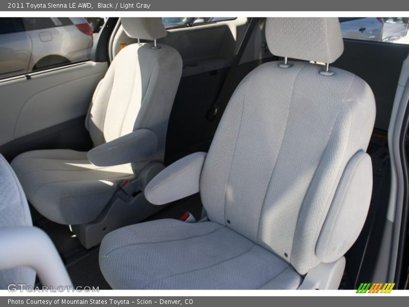 Black / Light Gray 2011 Toyota Sienna LE AWD