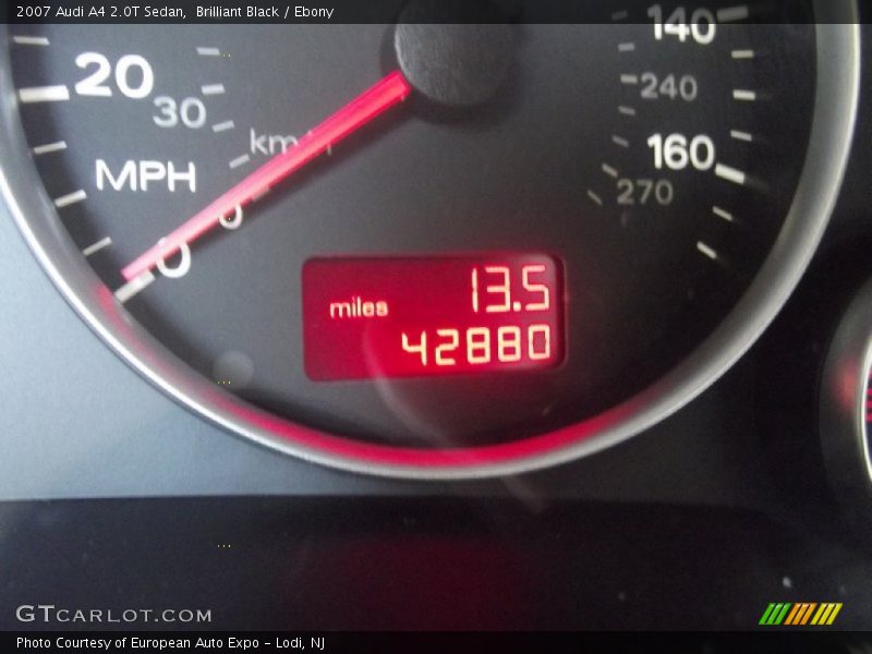 Brilliant Black / Ebony 2007 Audi A4 2.0T Sedan
