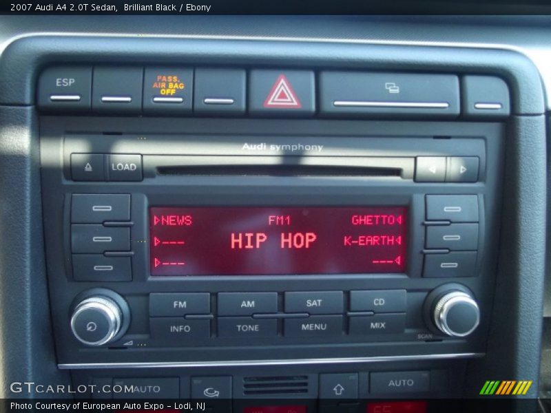Brilliant Black / Ebony 2007 Audi A4 2.0T Sedan