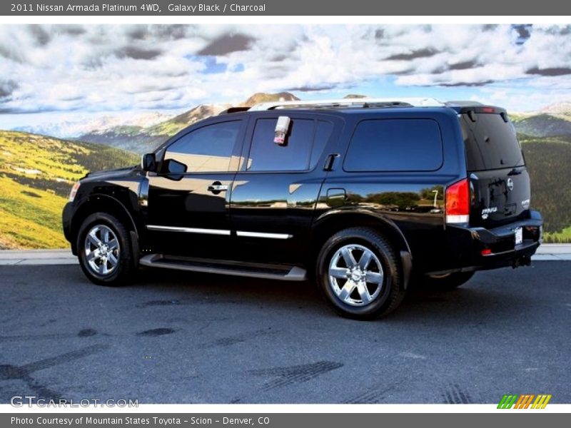 Galaxy Black / Charcoal 2011 Nissan Armada Platinum 4WD