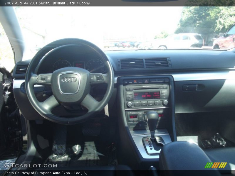Brilliant Black / Ebony 2007 Audi A4 2.0T Sedan