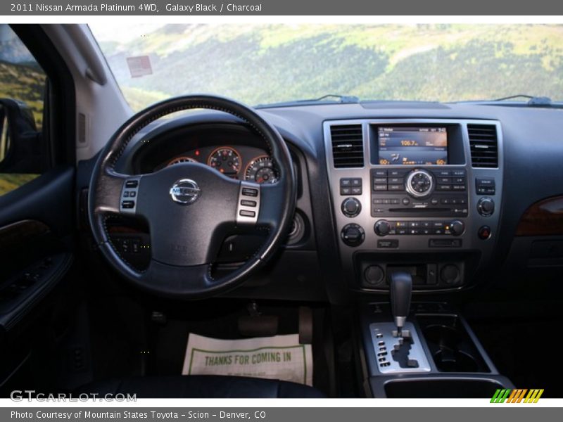 Galaxy Black / Charcoal 2011 Nissan Armada Platinum 4WD