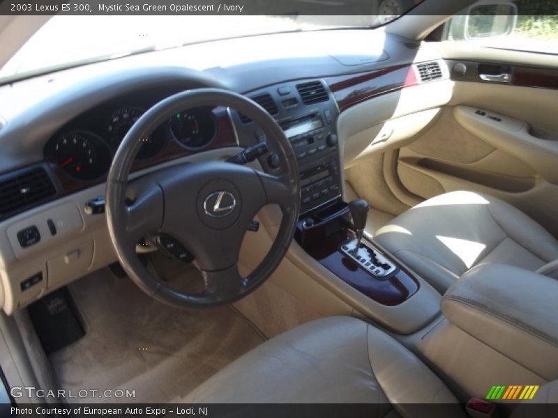 Mystic Sea Green Opalescent / Ivory 2003 Lexus ES 300