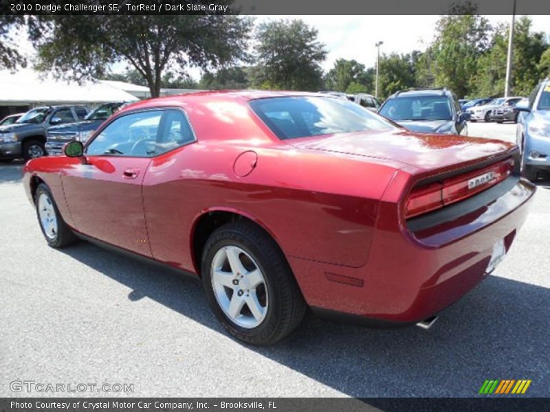 TorRed / Dark Slate Gray 2010 Dodge Challenger SE
