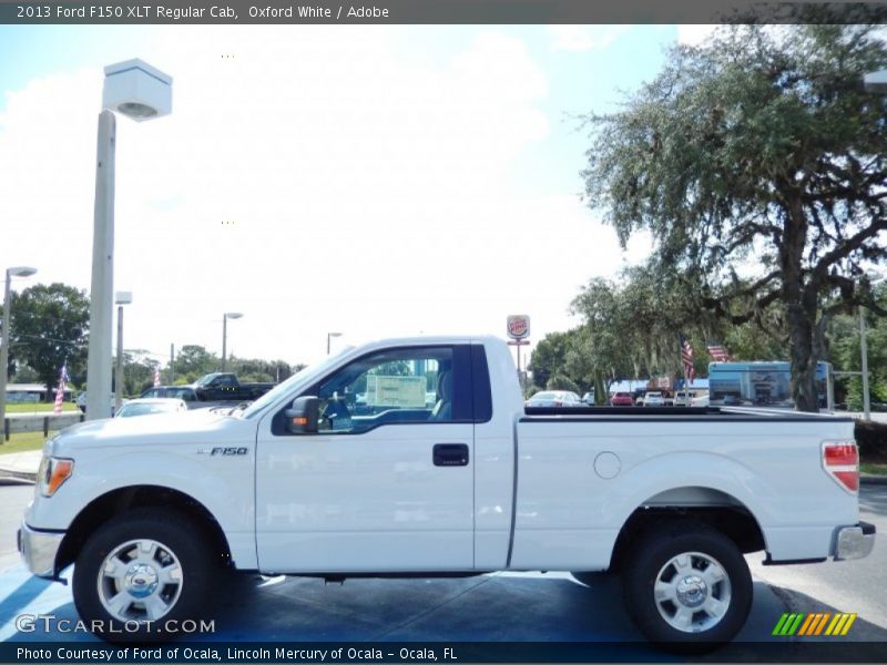  2013 F150 XLT Regular Cab Oxford White