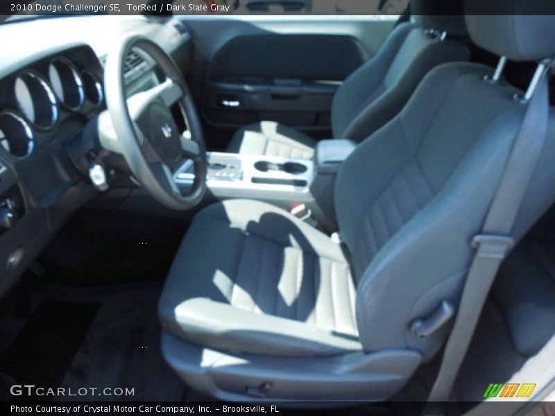 TorRed / Dark Slate Gray 2010 Dodge Challenger SE