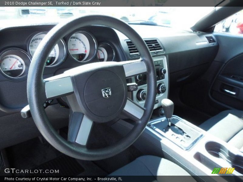 TorRed / Dark Slate Gray 2010 Dodge Challenger SE