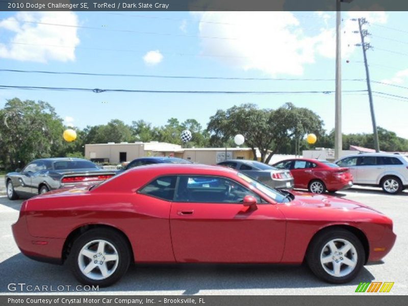 TorRed / Dark Slate Gray 2010 Dodge Challenger SE